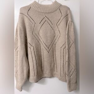 H&M ladies crew wool sweater
